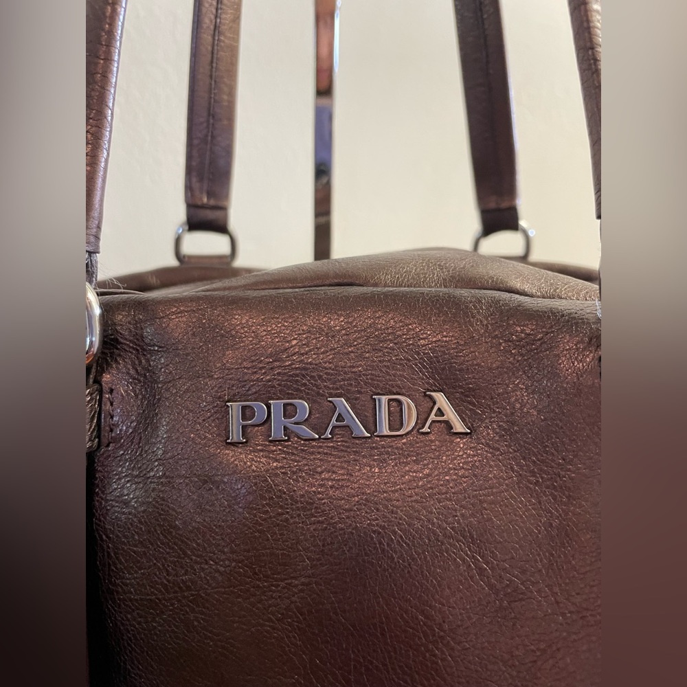 Prada Brown Leather Handbag - Picture 2 of 16